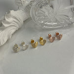 My Other Half Heart Sterling Silver Earrings