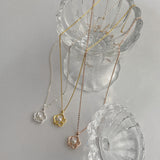 Sakura Pearl Blossom Sterling Silver Necklace