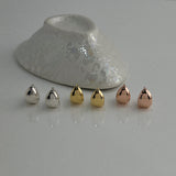 Mini Water Drop Sterling Silver Earrings