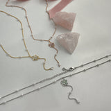 Sakura Pearl Drop Chain Necklace - Hanna