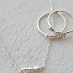 Simple Ribbon Sterling Silver Jewelry Set - Allia