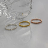 Antique Style Classic Stacking Band - Olivia