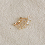 14K Gold Cubic Stud (Single Stud)